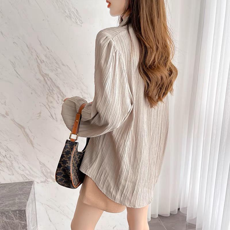 Elze Blouse Wanita Oversize Ladycrush / Kemeja Wanita Lengan Balon / Oversize Shirt