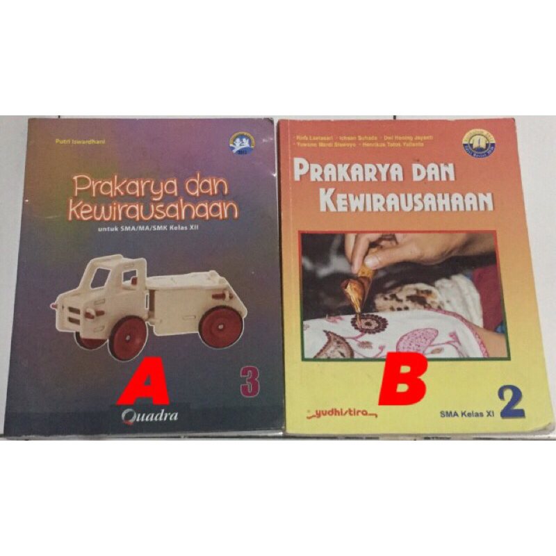 buku prakarya dan kewirausahaan / pkwu SMA kelas 11, 12