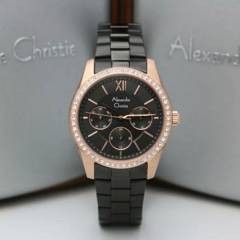 Jam Tangan Arloji Wanita Cewek Cewe Alexander / Alexandre Christie  AC2827 BF AC2827BF AC 2827 RANTA