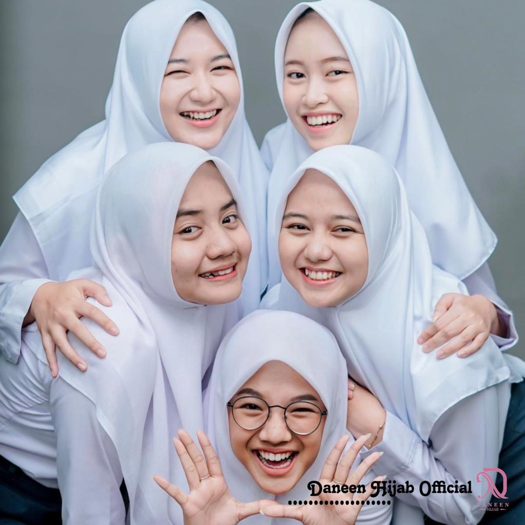 Hijab PARIS PREMIUM Katun // Paris Premium Voal // Segi Empat Jilbab Paris Polos Kerudung Sekolah | 
