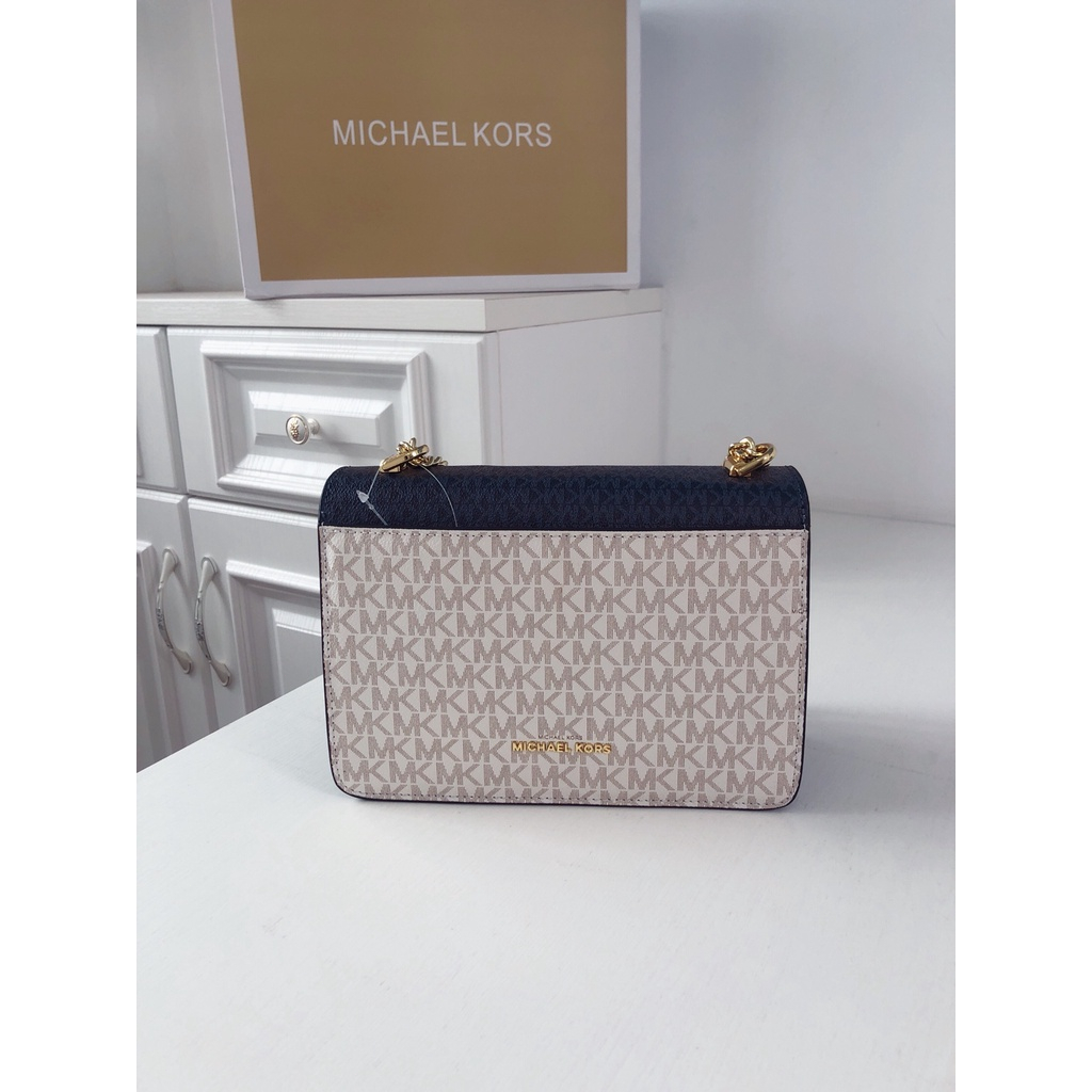 [Instant/Same Day]013   Michael Kors   M-K new female bag, shoulder bag, messenger bag, flip bag, chain female bag, old flower organ messenger bag  djb