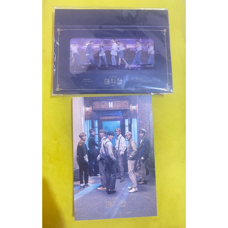BTS 5TH MUSTER MAGIC SHOP INVITATION CARD & POP UP BOX