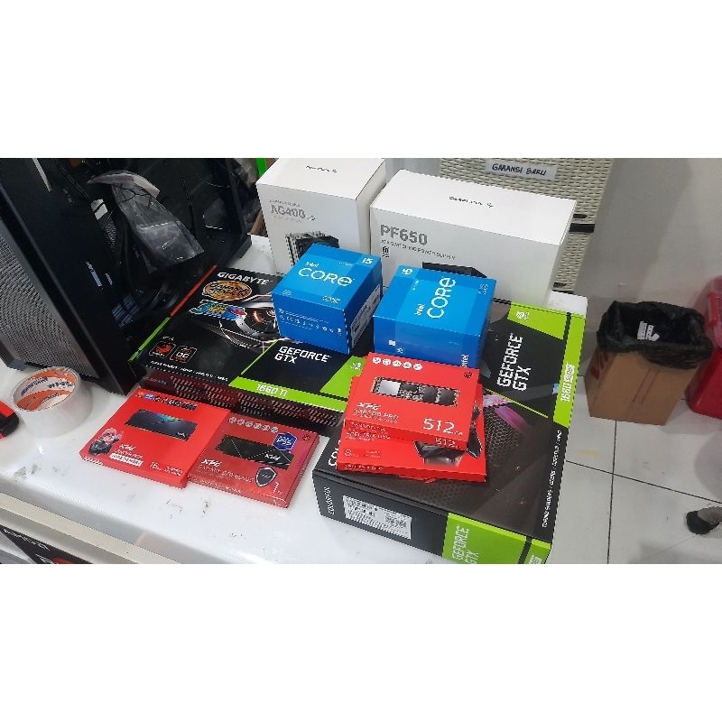 PC RAKITAN GAMING l5 12400F RTX 3060 GTX 1660 RAM DDR5 DDR4