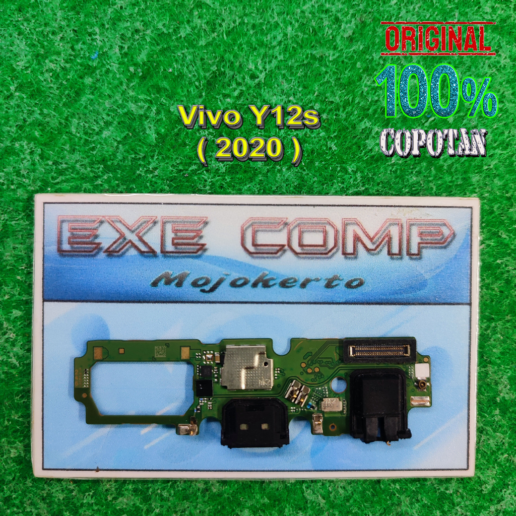 Vivo Y12s / Y20 (2020) Papan konektor cas / PCB UI board charger mesin bawah copotan | eXe Comp
