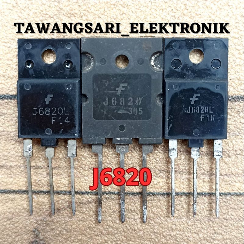 j6820 transistor ampere besar J6820 original tr J 6820