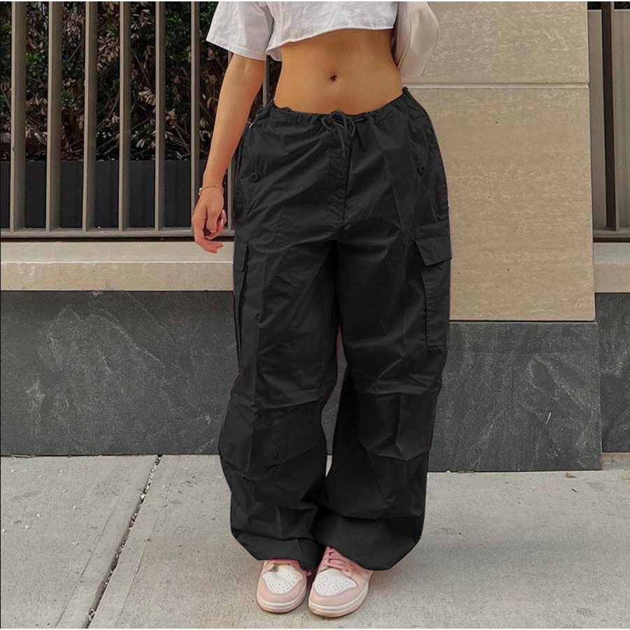 Jogger Cargo Pants - Celana Jogger Sweatpants Baggy Wanita Street Style - Jogger Bangkok