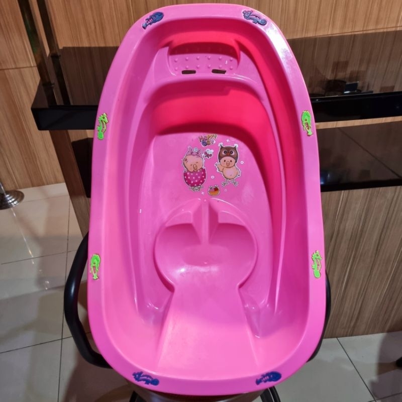 Bak Tempat Ember Mandi Bayi Babybath Baby Bath Bath Tub Bathtub Bathub Bayi Baby Plastik KARAKTER GAMBAR LUCU PINK HIJAU BIRU MURAH Anti Pecah