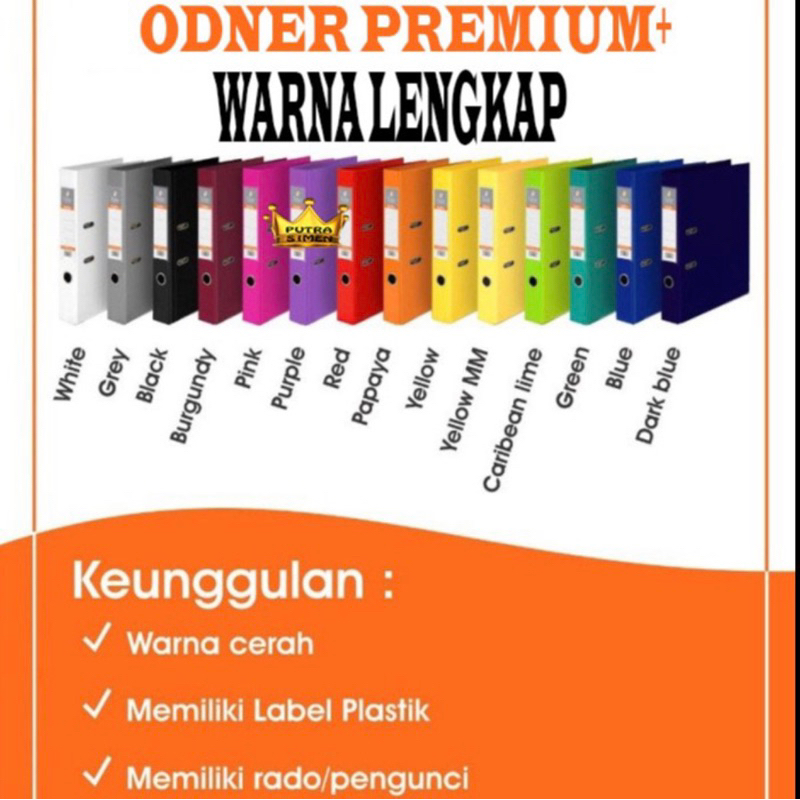 

ORDNER / ODNER FORTE F4 [ KHUSUS OJOL]