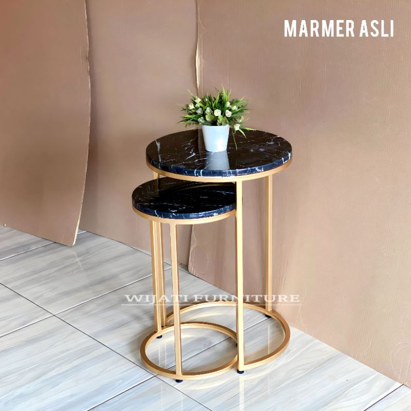 Meja Pojok Marmer Meja Sudut Marmer Side Table Marmer