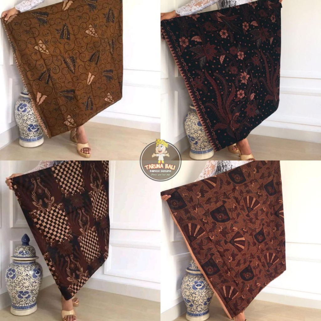 KAMEN BATIK LEMBARAN PREMIUM WANITA / KAMEN BALI / SERAGAM PAKAIAN ADAT BALI / KAIN BATIK