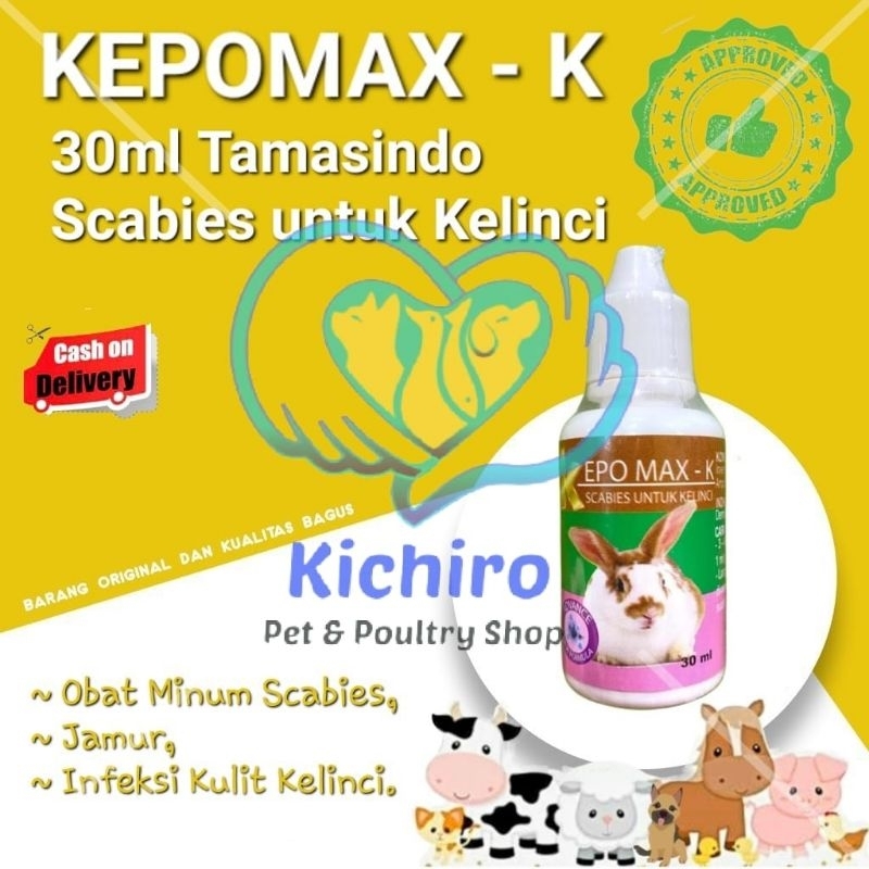 Kepomax isi 30 ml Tamasindo Kepo Max Obat Minum Mengatasi Infeksi Kulit, Scabies, Jamur, dll Untuk H