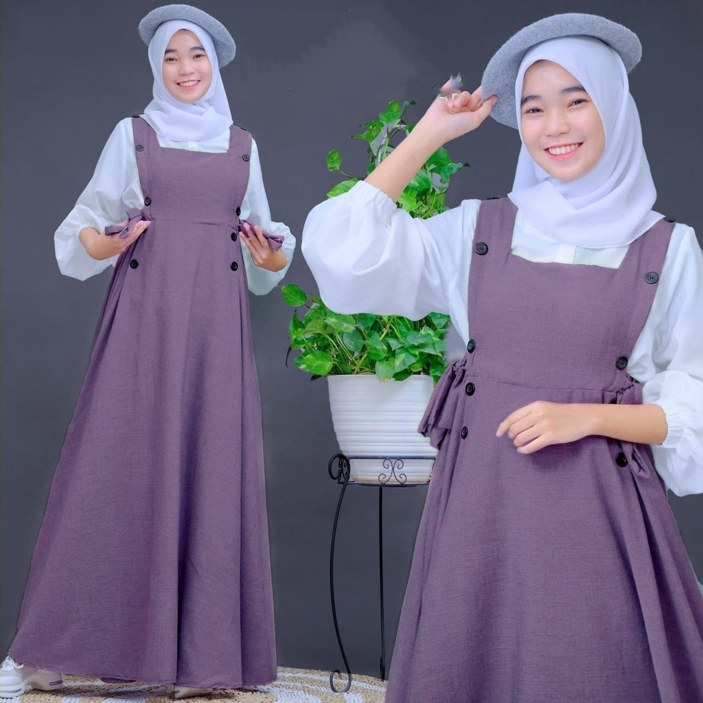 Gamis anak perempuan/gamis rompi/pakaian anak perempuan terbaru2022