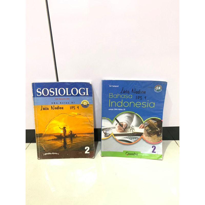 

Buku kelas 11 Sosiologi dan Bahasa Indonesia