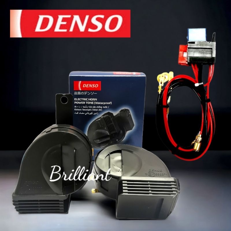 Klakson Dobel Keong Waterproof - DENSO Original 12v - Bisa mobil dan motor