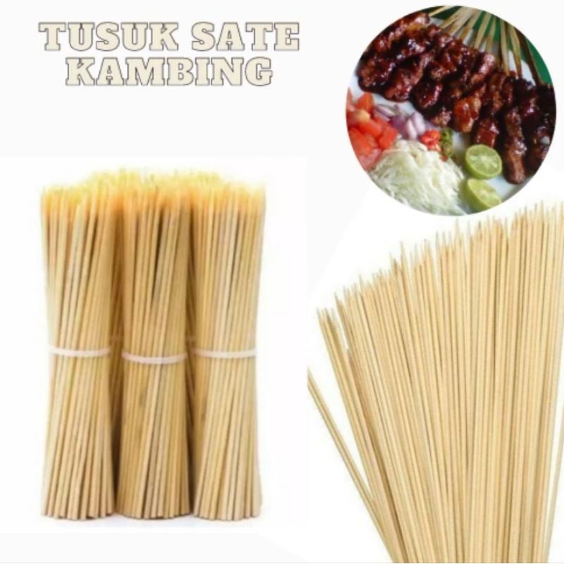 Tusuk Sate Bambu 20 Cm/Tusuk Sate Bambu/Tebal Tusuk Sate Bambu Kambing Ayam