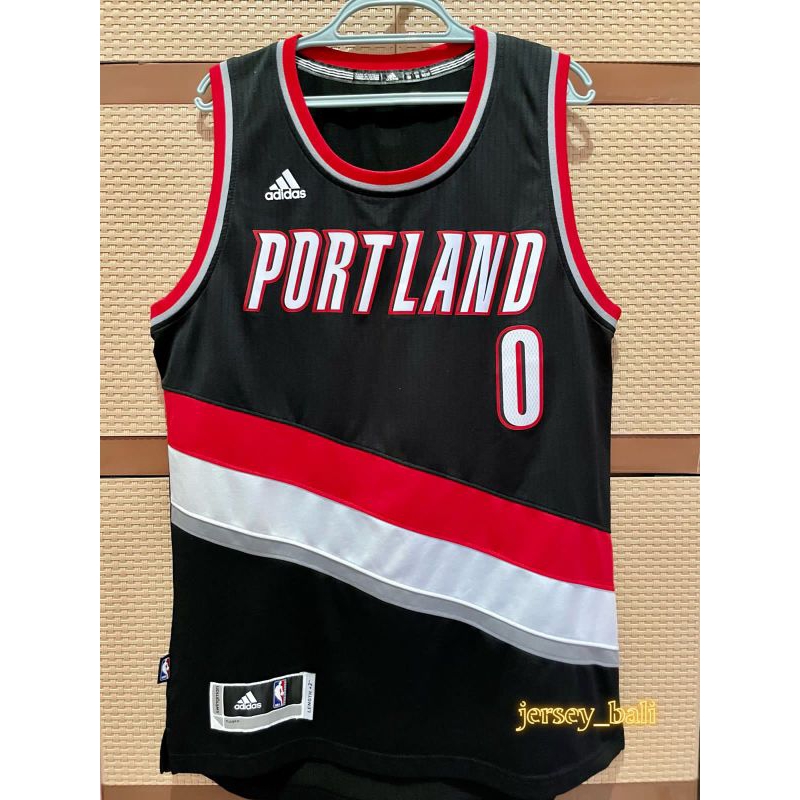 Jersey Basket Adidas Swingman Portland Trail Blazers Damian Lillard Original Jersey