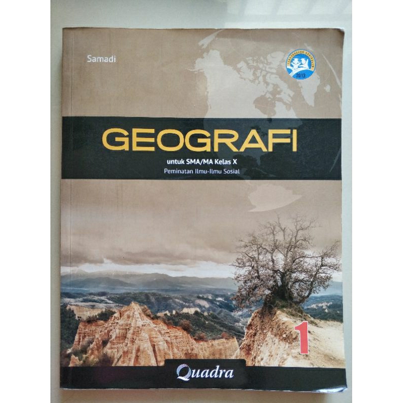 Buku Geografi kelas 10 SMA Quadra(Bekas)