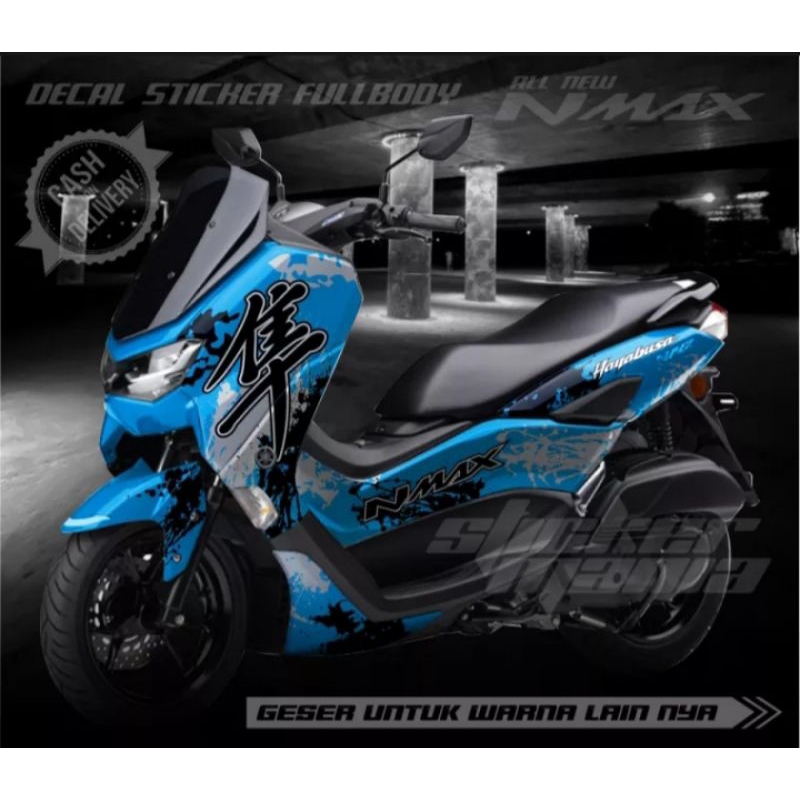 sticker variasi decal full body yamaha nmax new decal all new nmax motip jepang