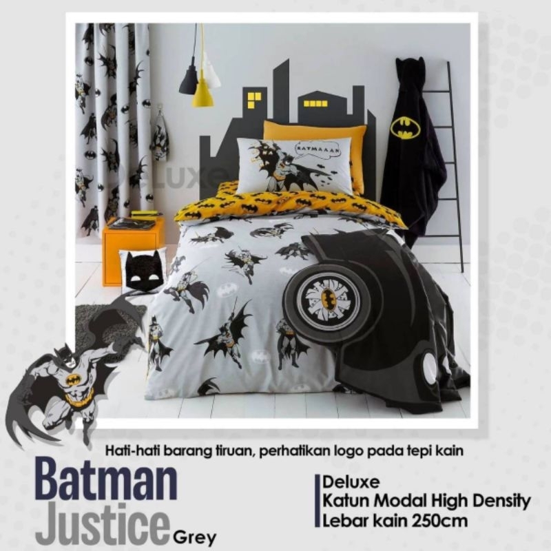 Sprei Katun Motif Anak Karakter Batman