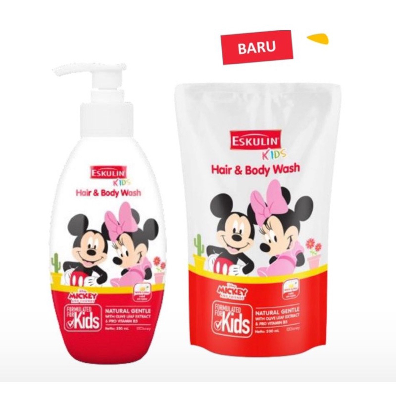 Eskulin Kids Hair and Body wash Mickey&amp;Friends