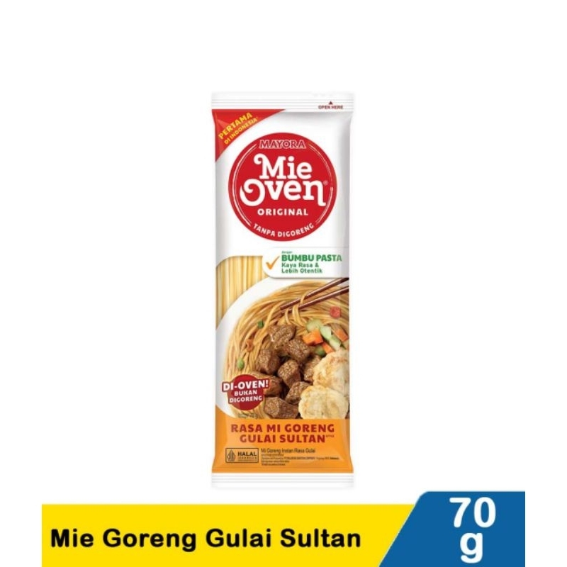 1 DUS/24 PCS MIE OVEN ORIGINAL TANPA DIGORENG KUAH/GORENG MIX VARIAN RASA GULAI SULTAN/BAWANG/IGA SAPI 78 GRAM BY MAYORA TStore