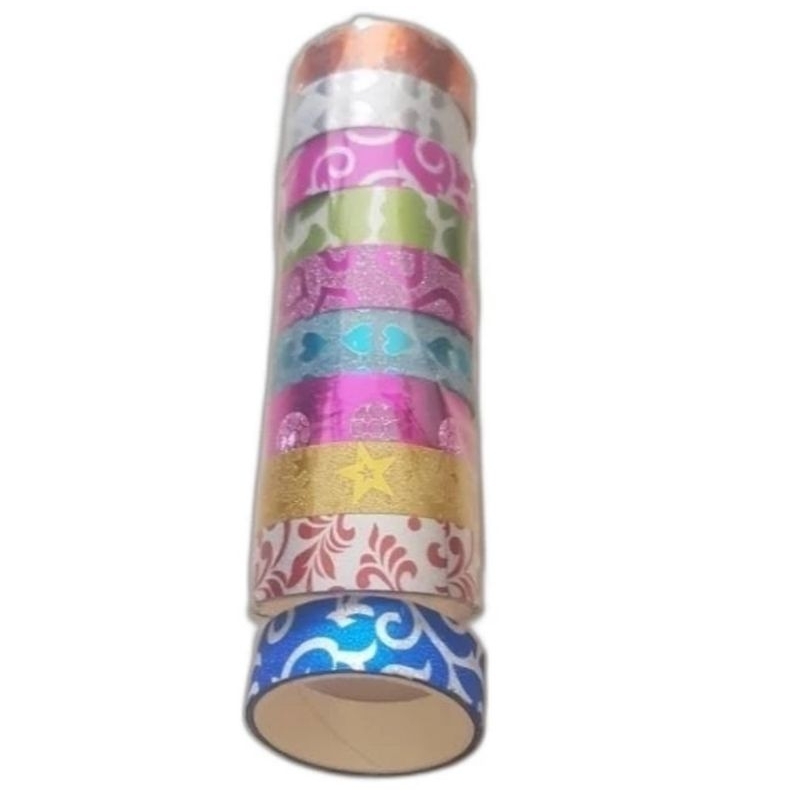 

Selotip metalik solasi glitter isolasi lakban kecil