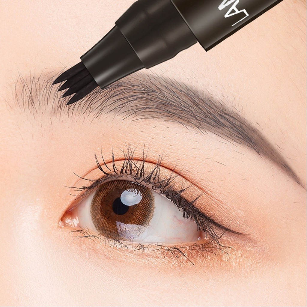 LAMEILA Eyebrow Waterproof Natural Eyebrow Pen Four-Claw Eye Brow Tint Tip Long Lasting LA068