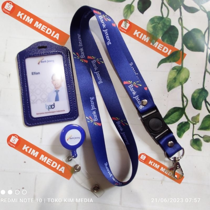 

lanyard / tali bank jateng satuan dan grosir murah