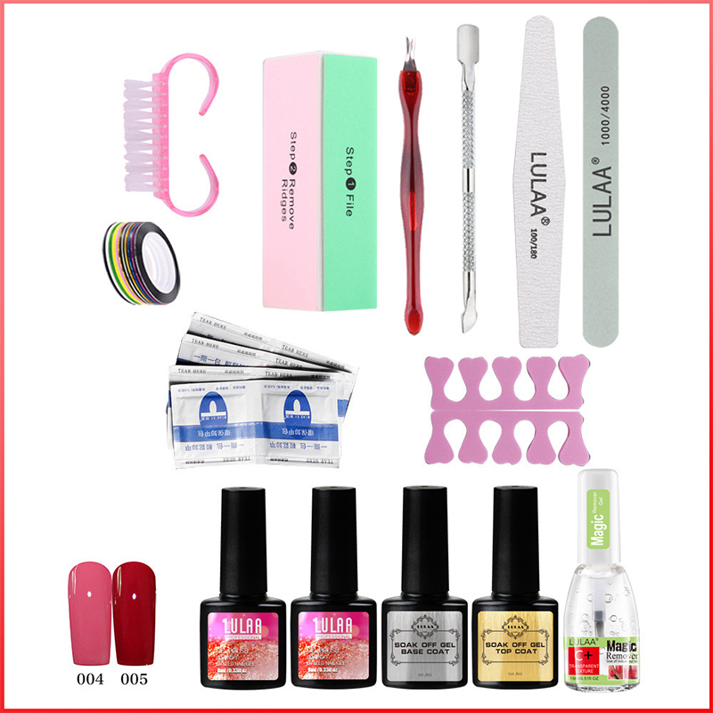 Manicure Kits With Nail Lamp And Nail Polish LED Nail Phototherapy Machine Light