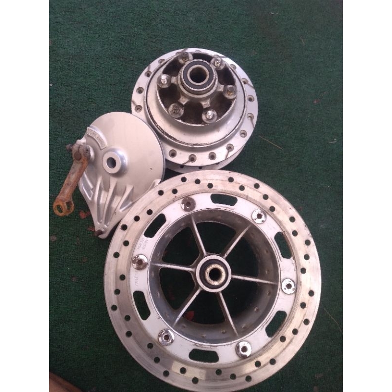 Tromol original Ninja R Depan dan belakang