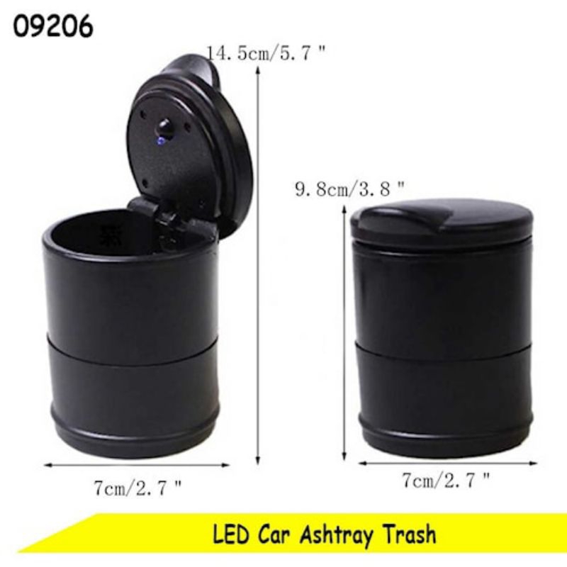 Asbak Mobil LED Asbak Abu Mobil LED