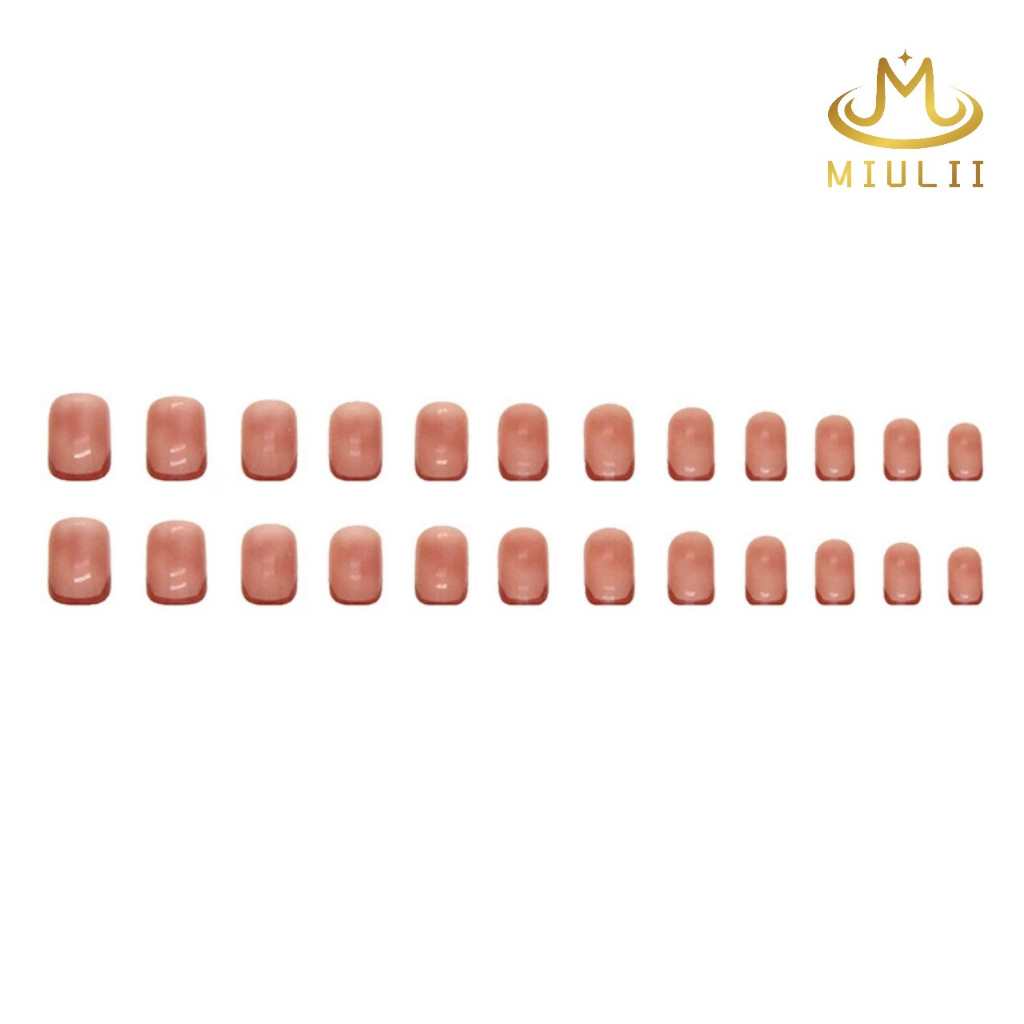 MIULII / KUKU PALSU A0735  / 24PCS / 3D / NAIL ART / PREMIUM / CUTE / FREE LEM JELLY / KUTEK