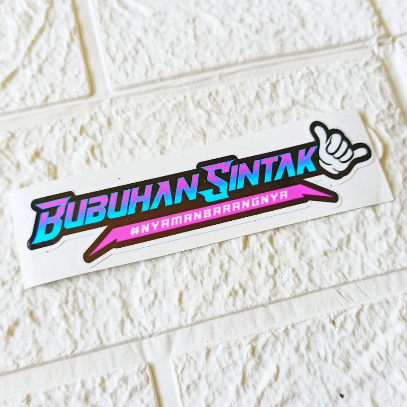 STIKER BUBUHAN SINTAK