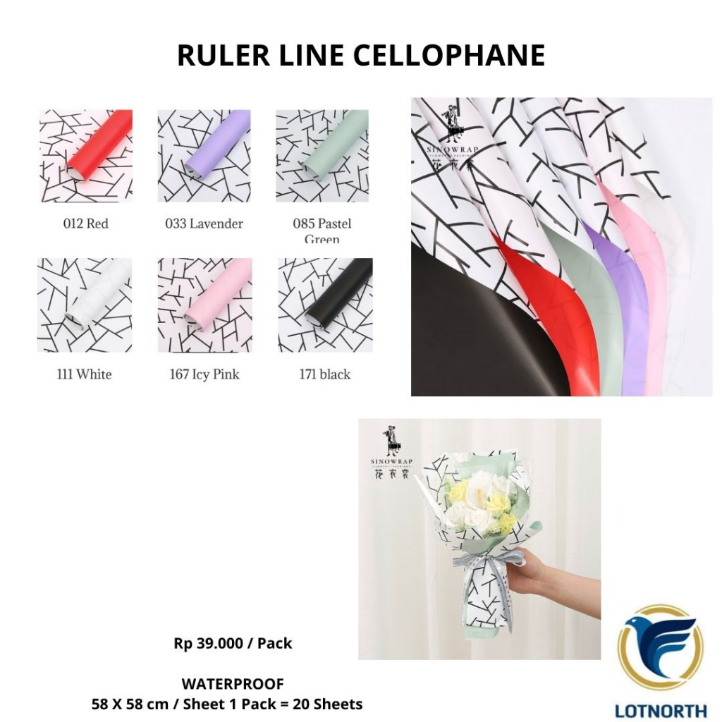 

RULER LINE CELLOPHANE | ABSTRAK CELOPEN | BAGUS UNIK ELEGAN BUCKET