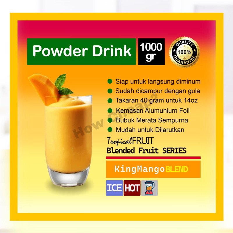 Mango Blend 1kg Bubuk Minuman [Ready to Drink] #037