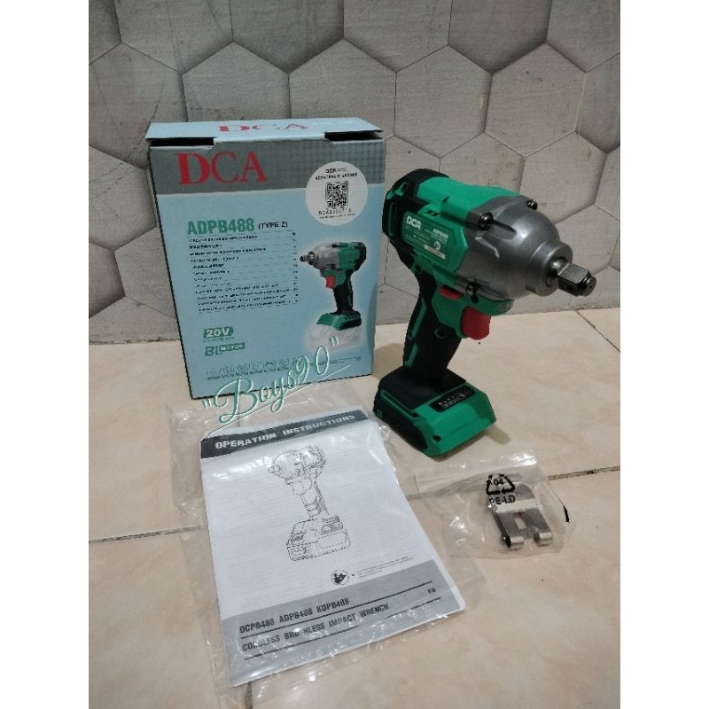 Mesin Impack Wrench Cordless DCA ADPB488 (UNIT ONLY)