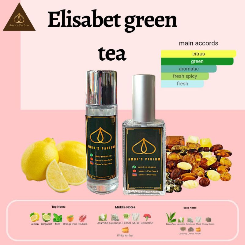 AMOR'S PARFUM ELIZABETH ARDEN GREEN TEA