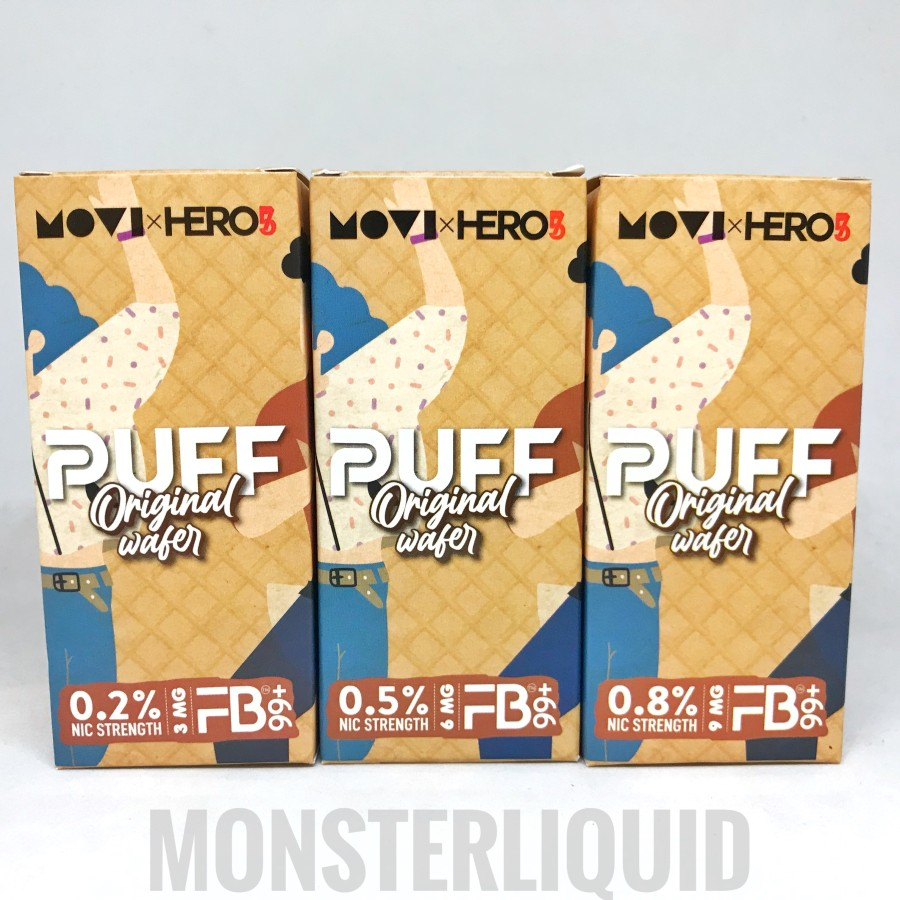 PUFF ORIGINAL WAFER BY MOVI X HERO57 3MG 6MG 9MG 60ML FB