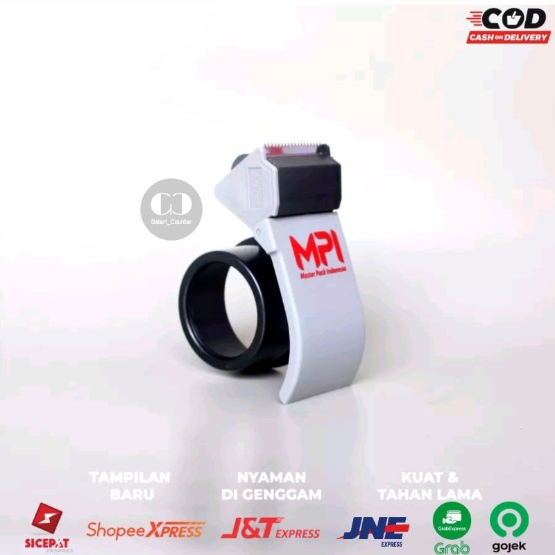 TAPE DISPENSER TAPE LAKBAN 2 - TAPE CUTTER ANTI PECAH/TAJAM