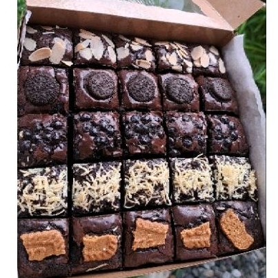 

Fudgy brownies sekat palembang