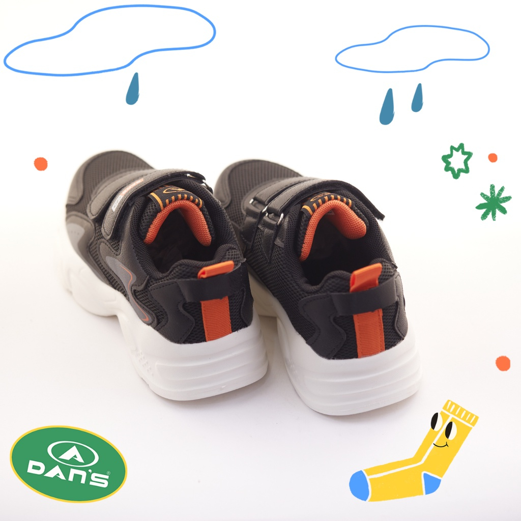 Dans Yustin Sepatu Sneakers Anak Laki-Laki - Black