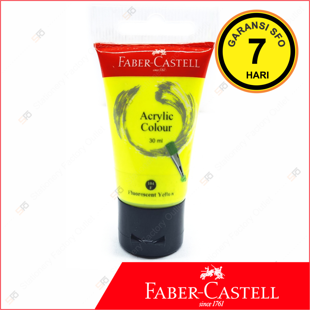 

Cat Acrylic Faber Castell 30ml - Fluorescent Yellow