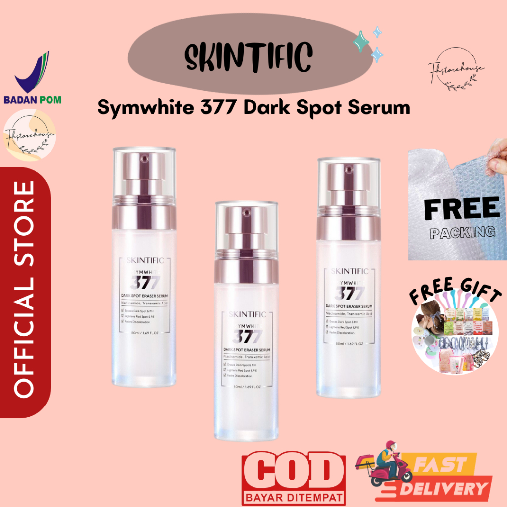 SKINTIFIC Symwhite 377 Dark Spot Serum 50ml Brightening Serum Mencerahkan Kulit