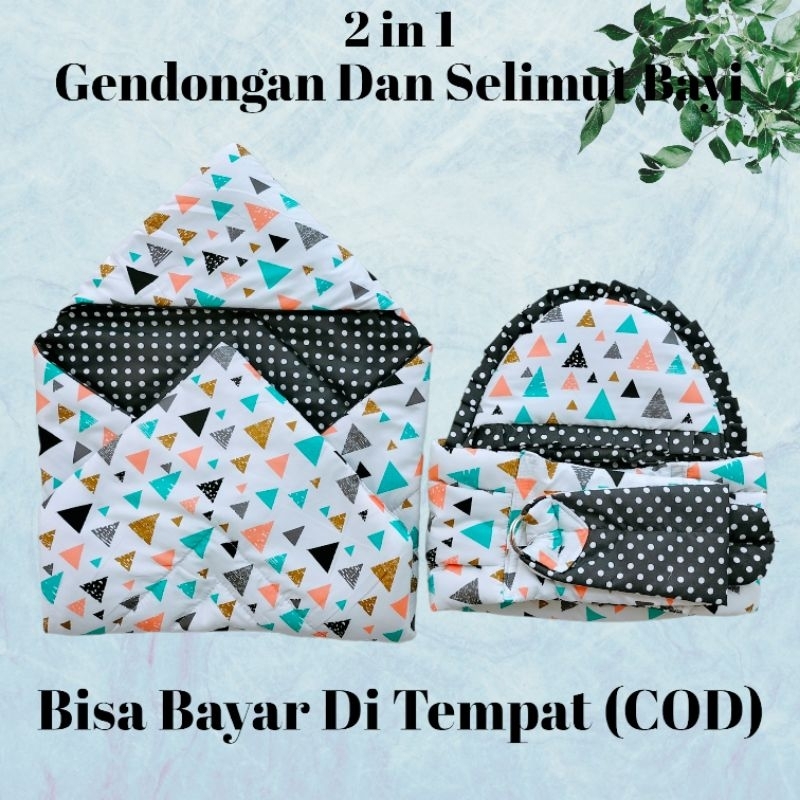 Paket Hemat (2 in 1) Gendongan Bayi Motif Terbaru Dan Terlaris