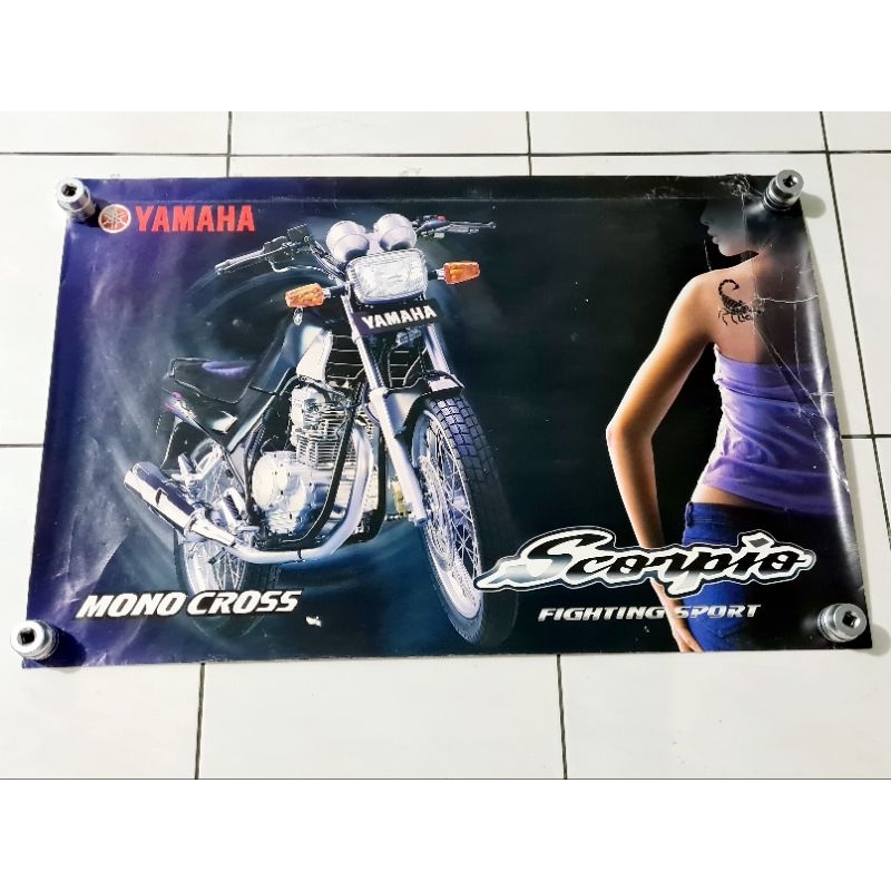 Poster Jumbo Motor YAMAHA SCORPIO ORI