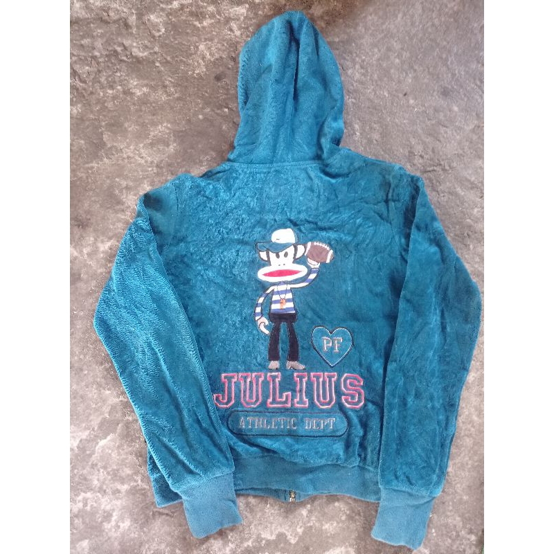 jaket paul frank julius bekas second orginal bahan bludru