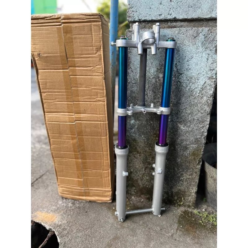 Skok depan KAWASAKI NINJA R as pelangi pnp YAMAHA RX-KING skok ninja pnp RX-King RX-Z