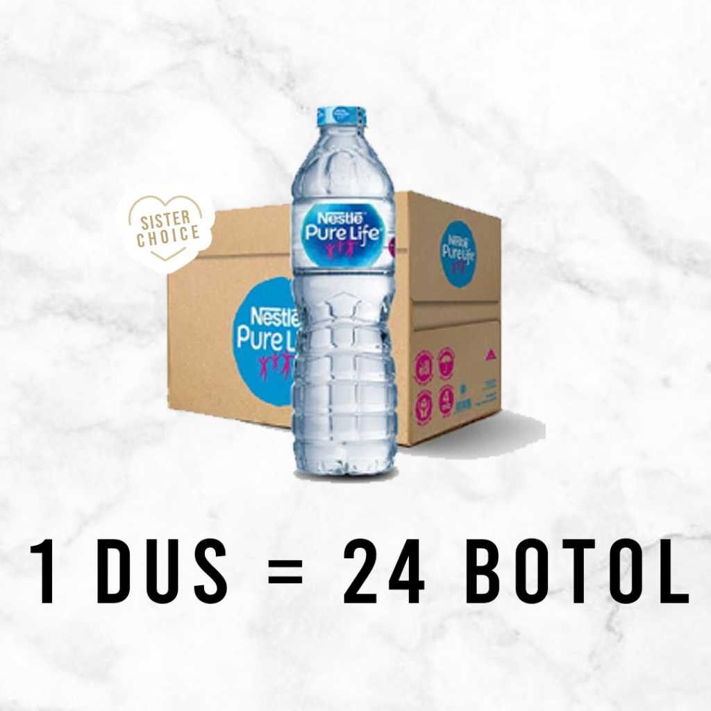 

Air Mineral Nestle Pure Life 1 Dus Isi 24 Botol (@600ml)