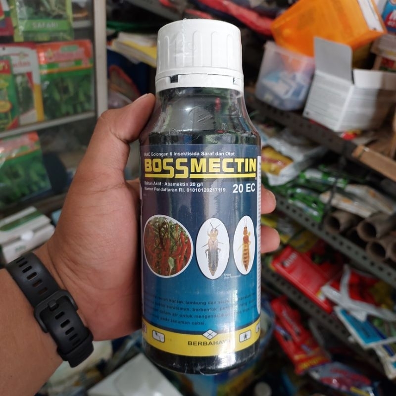 INSEKTISIDA BOSSMECTIN 20 EC 500 ML PENGENDALI THRIPS CABAI