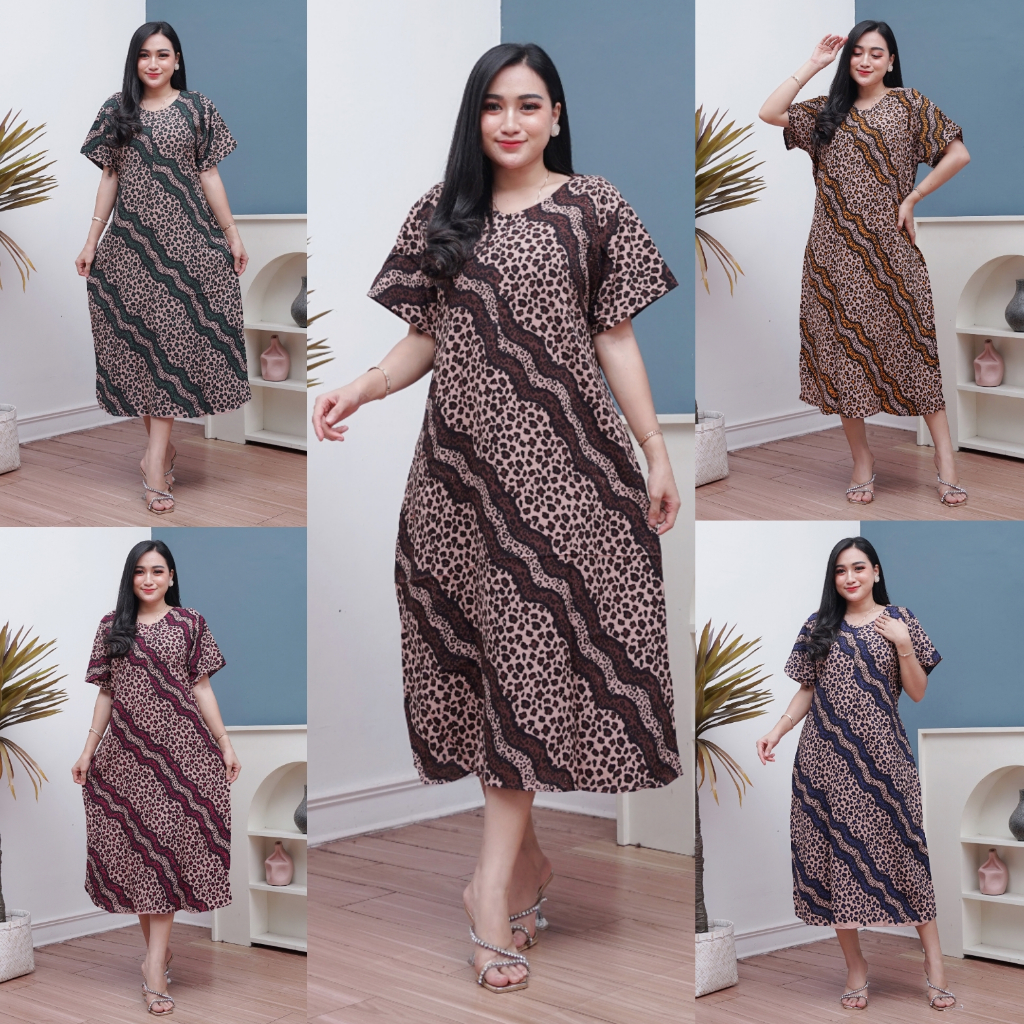 Daster Wanita Rayon Grade A Busui Resleting Depan Baju Tidur Daster Kekinian